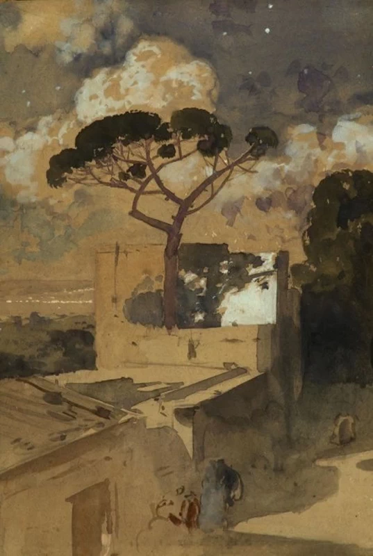 Posillipo di notte - Pinacoteca cantonale Giovanni Züst, Rancate (Mendrisio) Canton Ticino